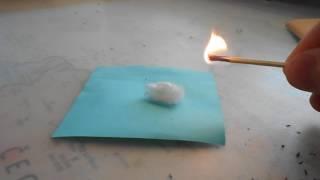 Explosion of Nitrocellulose