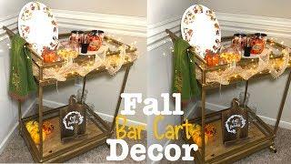 FALL BAR CART DECOR  AFFORDABLE