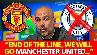 PEP GUARDIOLA HAS JUST CONFIRMED STARS MOVE TO MAN UNITED MAN UNITED NEWS