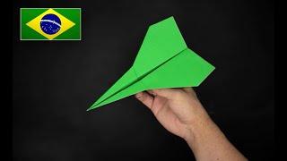 Como fazer um Avião de Papel que voa muito bem - Modelo 3