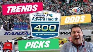 NASCAR Kansas Preview – NASCAR AdventHealth 400 predictions with top favorites longshots and more