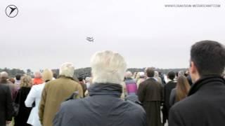 Messerschmitt Me 262 and Eurofighter in formation flight  unique film footage  world premiere