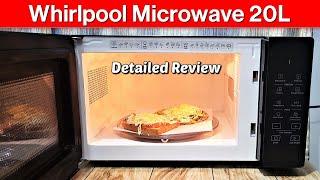 Whirlpool Microwave 20 litre  MAGICOOK PRO 20SE Black  Whirlpool Microwave Magicook Demo