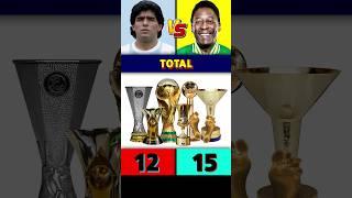 Maradona Vs Pele All Trophies & Awards 