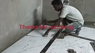 Badi Tiles Floor Fitting  Big Size 600mm1200mmTiles Flooring Installation Teachnic