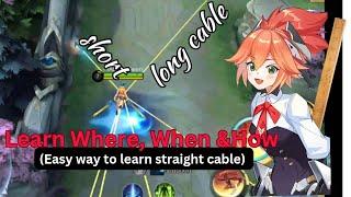 Straight Cable Fanny tutorial