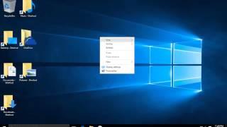 ️ Windows 10 - Show Desktop Icons Hide Desktop Icons Restore Desktop Icons