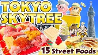 Tokyo Skytree Street Food & Restaurant Guide  Japan Travel Vlog
