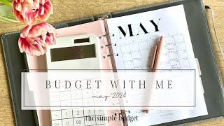 budget with me  may 2024  zero based budgeting  dave ramsey inspired  family budget