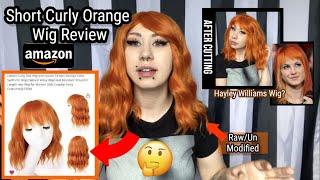 Amazon Short Orange Wig Review Transformed to Hayley Williams