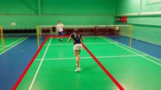 Badminton Training On A Half-Court - 8 Exercises To Improve Your Game