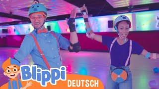 Blippi und Meekah auf der Rollschuhbahn   Blippi Deutsch -  Abenteuer und Videos für Kinder