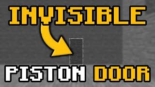 INVISIBLE 1x2 PISTON DOOR MINECRAFT 1.21 - BLOCK BY BLOCK TUTORIAL