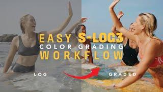 The Best S-Log3 LUT Pack - EASY A7SIII A7IV FX3 FX30 Color Grading Workflow