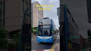 Manchester Airport bus to city centre route 103 #buses  #busspotting #manchester #uk