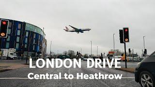 London Drive  Central to Heathrow Airport  via Piccadilly Knightsbridge Cromwell Rd  January 23