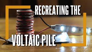 EXPERIMENT - How to make a battery #VoltaicPile