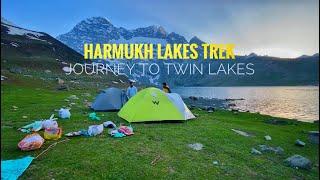 HARMUKH LAKES TREK  GANGABAL AND NUNDKOL LAKES  FIRST VLOG  A CAMERA SHY VLOGGER.