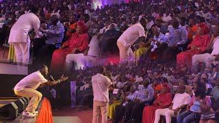 Funny Face Makes Ex Prez KufourSamira Bawumia Asamoah Gyan & More Laugh At DKY Comedy+Performance