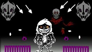 Dusttale Murder Sans Fight by FDY phase 1-2 phase 3 FAIL Undertale Fan-Game