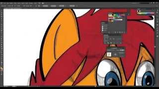 Adobe Illustrator - Speedpaint Filly  my little Pony Style