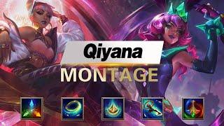 北枫BeiFeng Qiyana Montage  Best Qiyana Plays