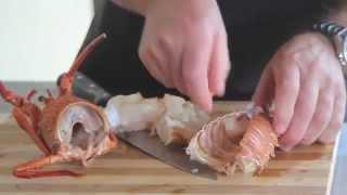 Preparing a Crayfish