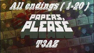 Papers Please - All endings  1-20 
