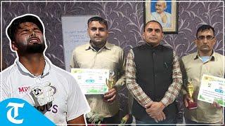 Rishabh Pant’s accident Haryana Roadways felicitates driver conductor for helping cricketer