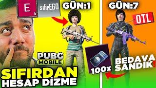 YENİ HESABIM HİÇ PARA YÜKLEMEDEN HESAP DİZMEK MÜMKÜN MÜ? PUBG Mobile Sıfırdan Serisi