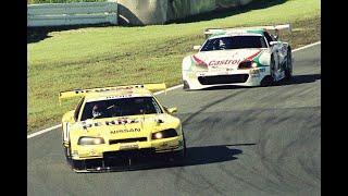 1999 JGTC - Penzoil R34 GT-R vs the Castrol TOMs Supra