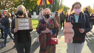 Протесты в Польше За свободу и права женщин