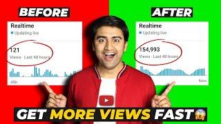 YouTube Views Kaise Badhaye - 3 STEP ONLY How to Get More VIEWS on YouTube without Google Ads