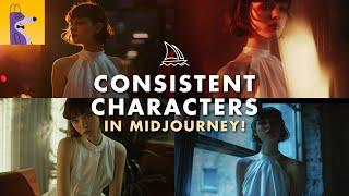 HUGE Update Create Consistent Characters in Midjourney Easy Tutorial