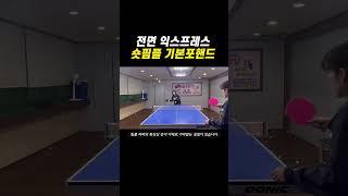 탁구 숏핌플 익스프레스 기본 포핸드 타법 #tabletennis #미들핌플 #숏핌플