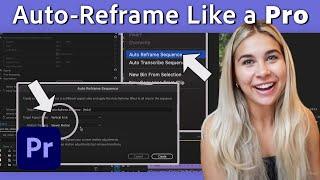 Using Auto-Reframe in Premiere Pro  Premiere Pro Tutorial with Gabrielle Moses  Adobe Video