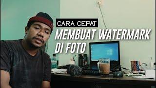 Cara menambahkan WATERMARK di foto dengan mudah - Lightroom Tutorial