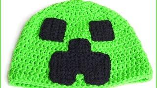How to Crochet a Minecraft Creeper Hat