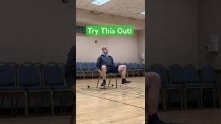 Strengthen Your Core From a Chair #shorts