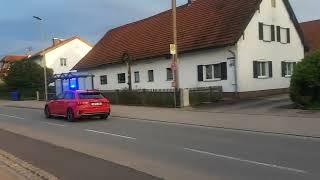 Neuer Audi S3 als KBI Landkreis Neuburg - Schrobenhausen auf einsatzfahrt