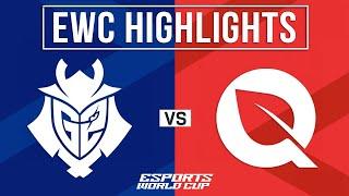 G2 vs FLY Highlights ALL GAMES  EWC 2024 Quarterfinals  G2 Esports vs FlyQuest