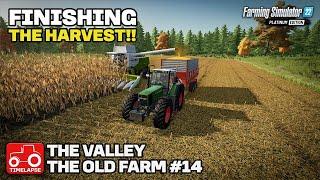 FINISHING OFF THE HARVEST FOR THE YEAR The Valley The Old Farm FS22 Timelapse #14