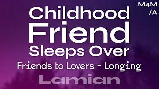 M4MA Childhood Friend Sleeps Over Friends to Lovers Longing  ASMR RP