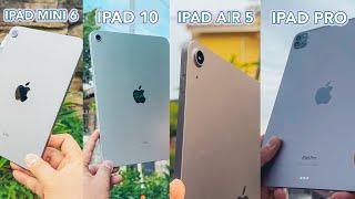 iPad Mini 6 vs iPad 10 vs iPad Air 5 vs iPad Pro M2 Chip Lebih Baik Beli yang Mana di Tahun Ini ?