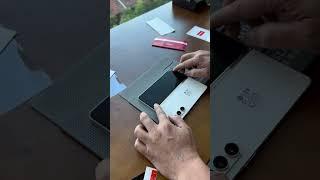 Samsung Galaxy Z Fold 5 Screen Protector Applying #shorts