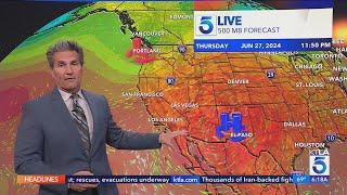 Heat warnings in place as Southern California braces for a hot Monday