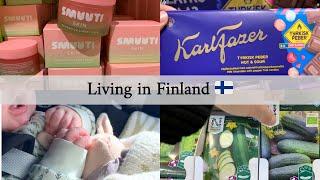 Living in Finland Vlog #11  Grocery Store Shopping  Finnish Skin Care  Planting Seeds  Moomin