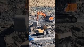 Hitachi ZX490 Steinbruch 2024 #excavator #hitachi #caterpillar #dumper