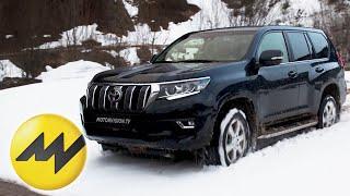 Winter-Offroad-Fahrschule im Toyota Landcruiser Prado J 15  Bei Eis und Schnee  Motorvision