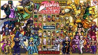 New Jojos Bizarre Adventure Mugen Android Size 700MB Offline 2024